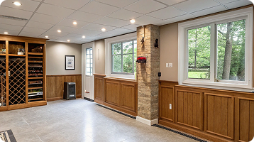 Заглубленные помещения.